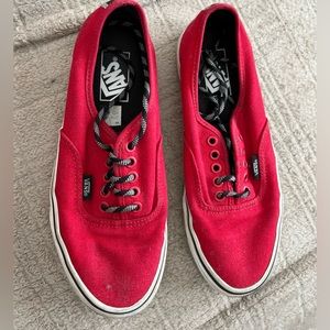 Red low vans